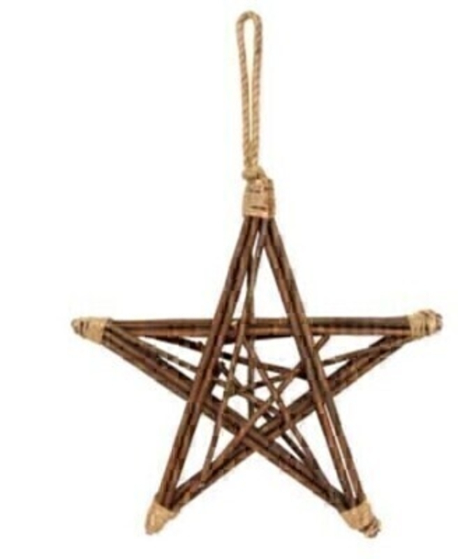 Wooden Twig Star Large Christmas Decoration by Gisela Graham <p>Large natural wooden twig Star Christmas hanging decoration by Gisela Graham. This fesive Christmas star hanging ornament by Gisela Graham will delight for years to come. It will compliment any home and will bring Christmas cheer to children at Christmas time year after year. Size 50cm</p>
<p>Remember Booker Flowers and Gifts for Gisela Graham Christmas Decorations.</p>
